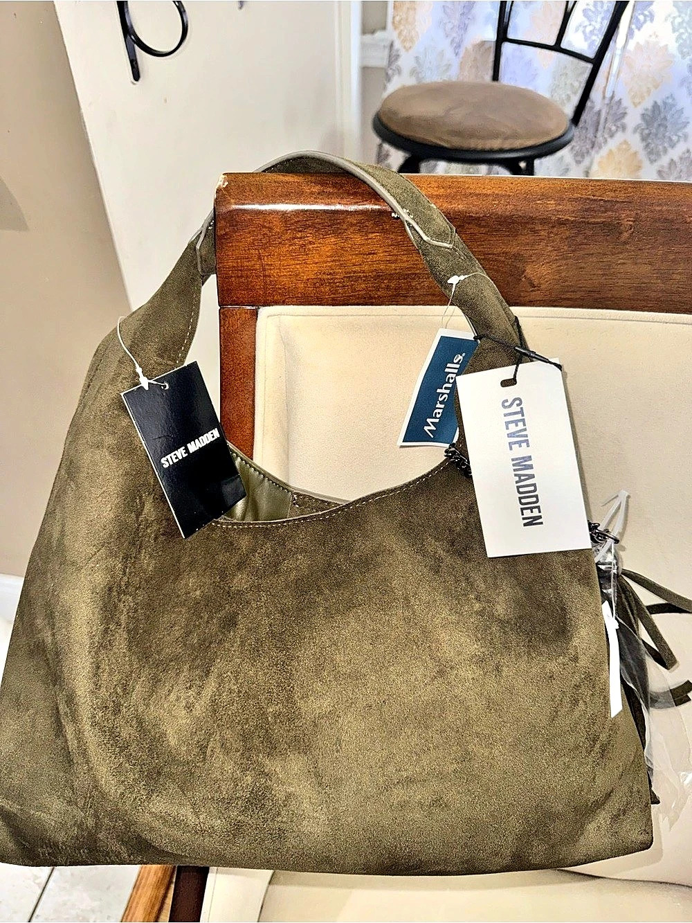 Steve Madden Olive Green Shoulder Bag